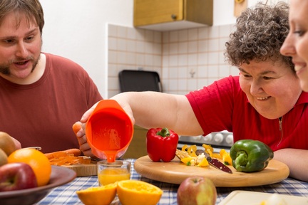 in home care autistic man